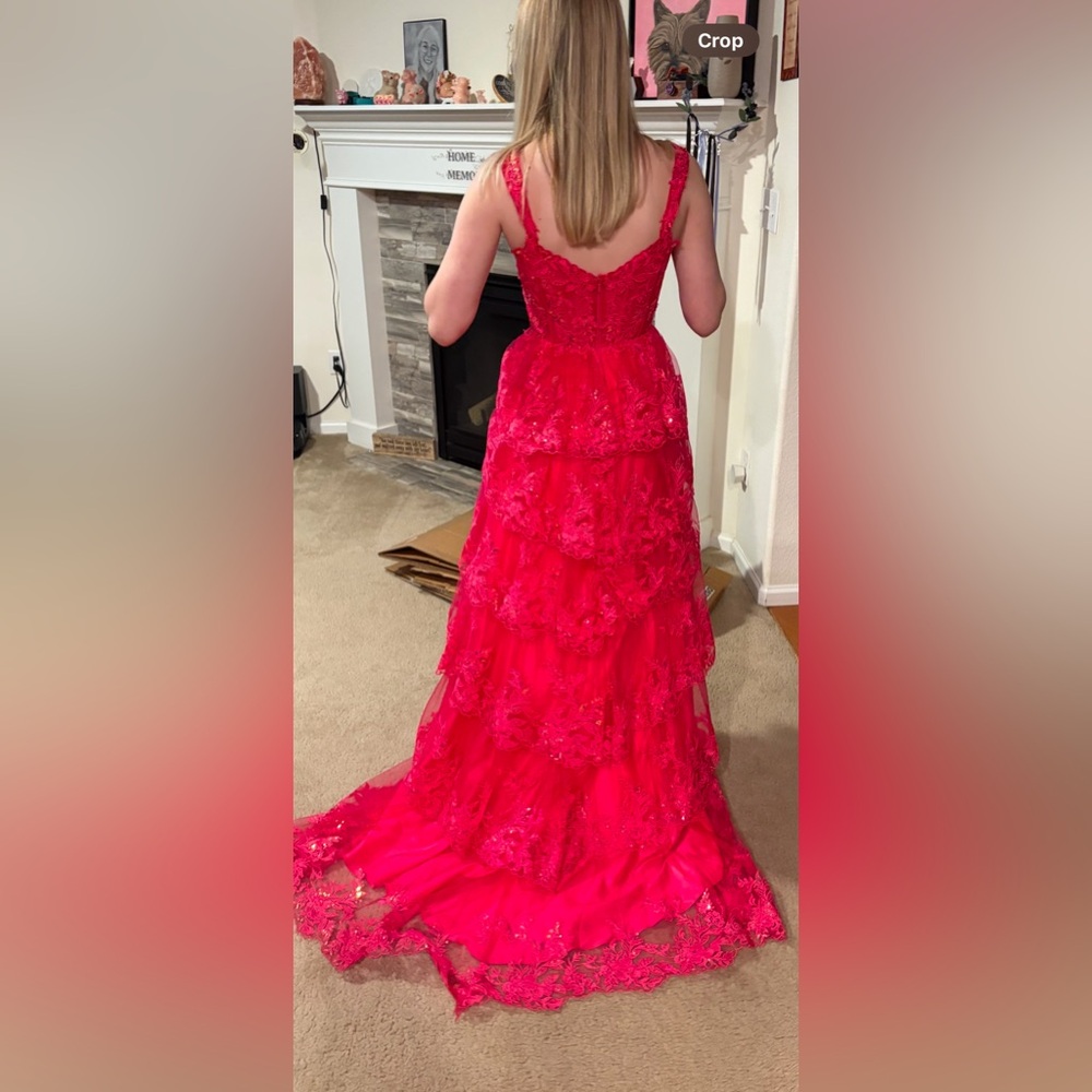 Fuchsia prom dress by Nox Anabel